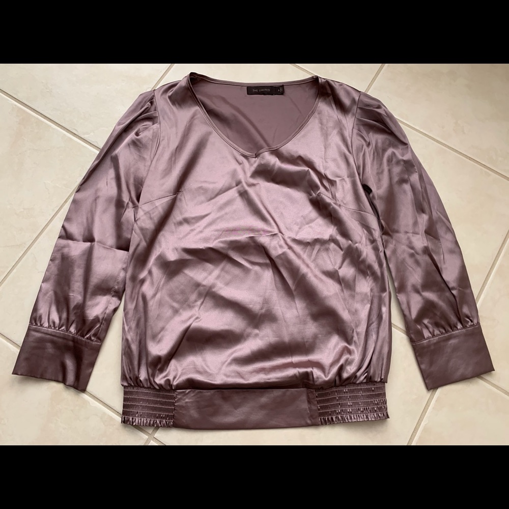 The Limited Women’s V-Neck Metallic Blouse - sz S